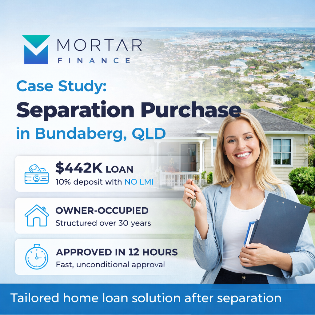 Separation loan property purchase Bundaberg QLD