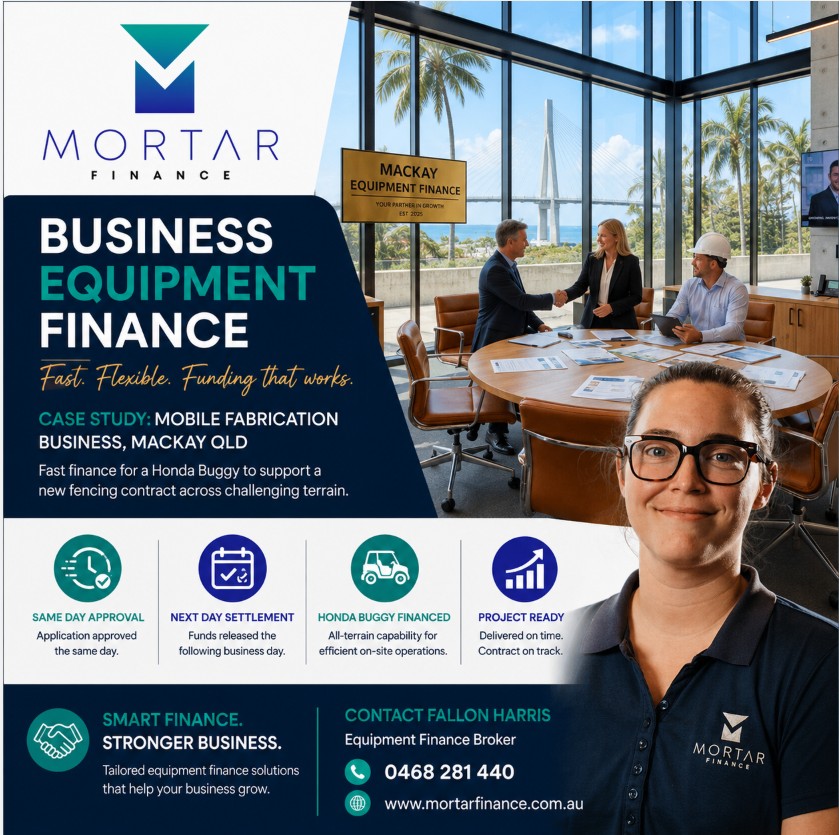 Business equipment finance Mackay
