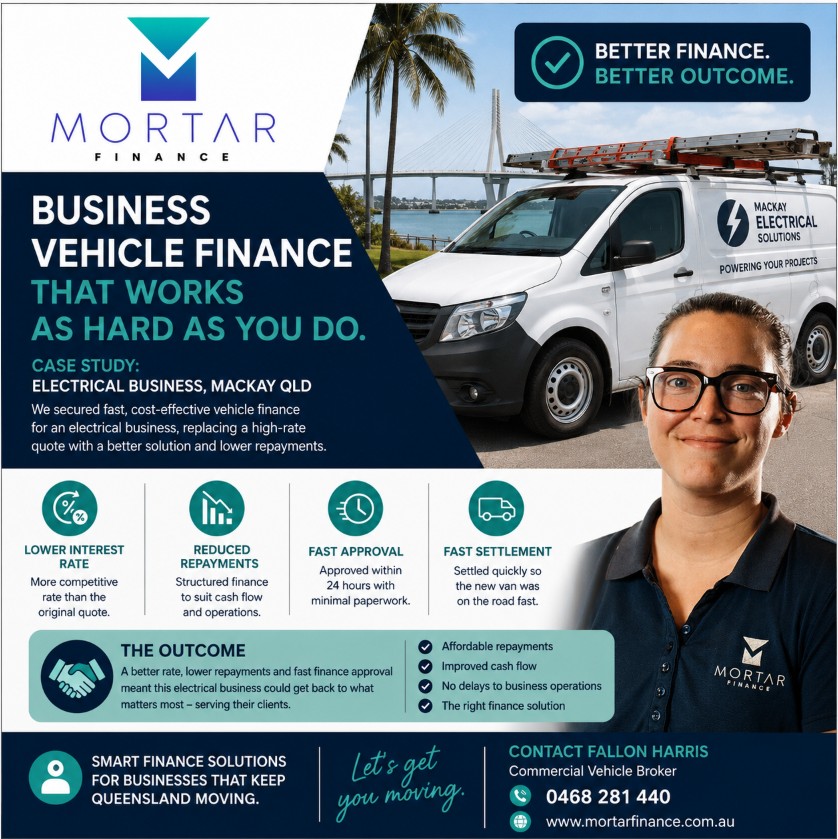 Business vehicle finance borkers Mackay