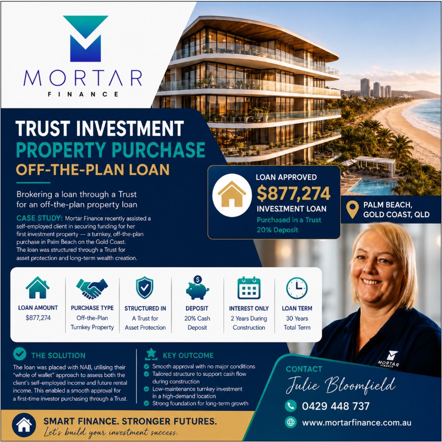 Trust investment property purchase Palm Beach QLD